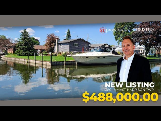 Waterfront Home For Sale - Harrison Twp. Michigan