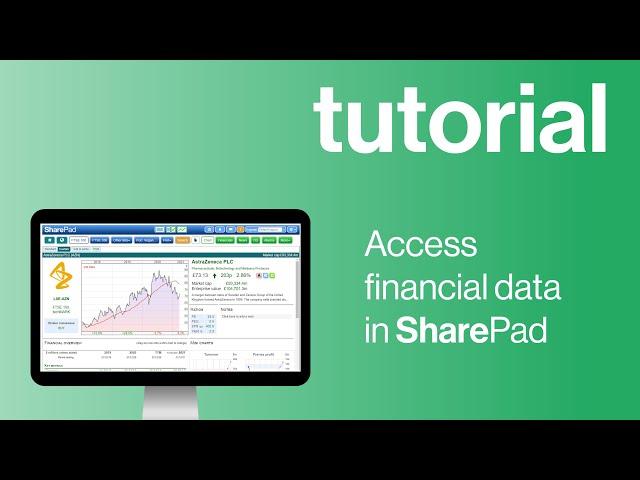 SharePad - Financial data | Deep dive
