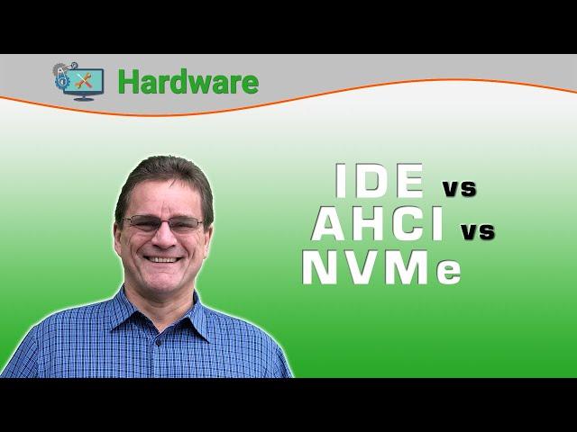 Hard drives (IDE, AHCI, NVMe) and why SSD PCIe is  the way to go