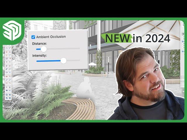 Ambient Occlusion INSIDE SketchUp [New in 2024]