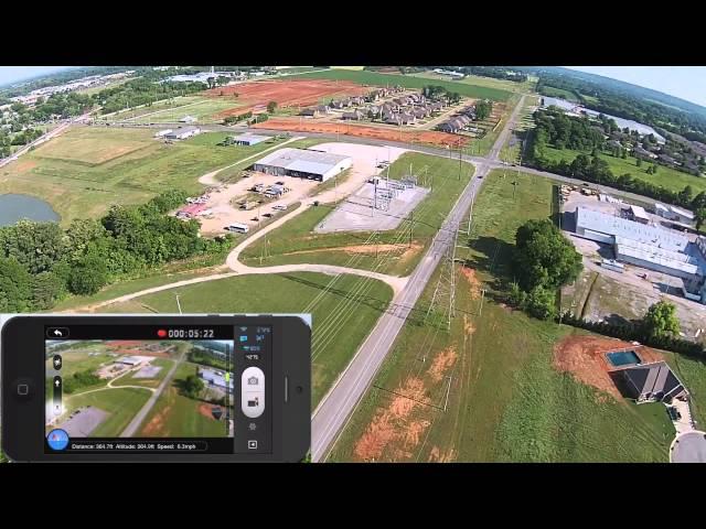 DJI Phantom 2 Vision Plus Train & Suspicious Van Activity