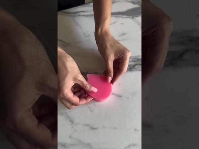 Не сложные вафельные цветы