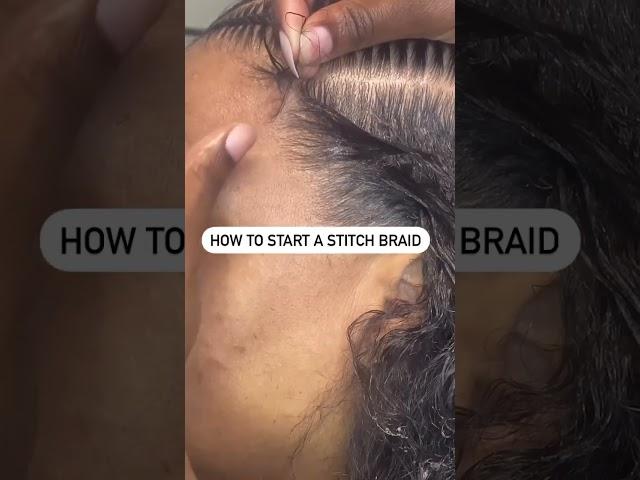 How To Start Stitch Braids