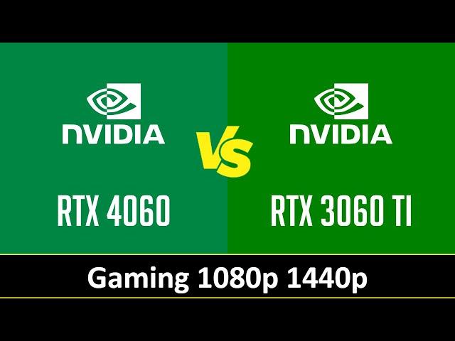 RTX 4060 vs RTX 3060 TI - Gaming 1080p 1440p (R7 7800X3D)