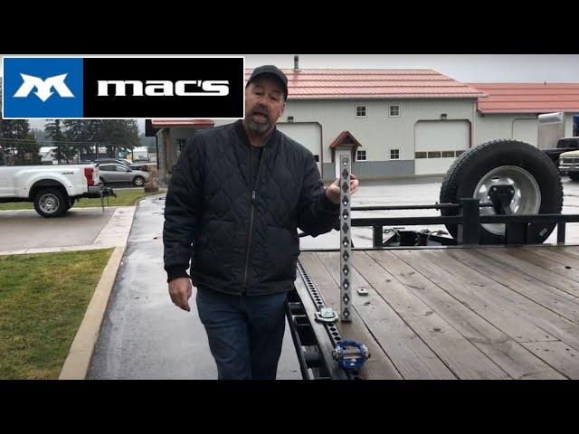 Product Feature - Mac's HD Tube Track - Mac's Tie Downs