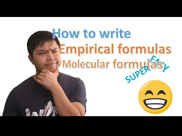 Write empirical formula from molecular formula | Super Easy