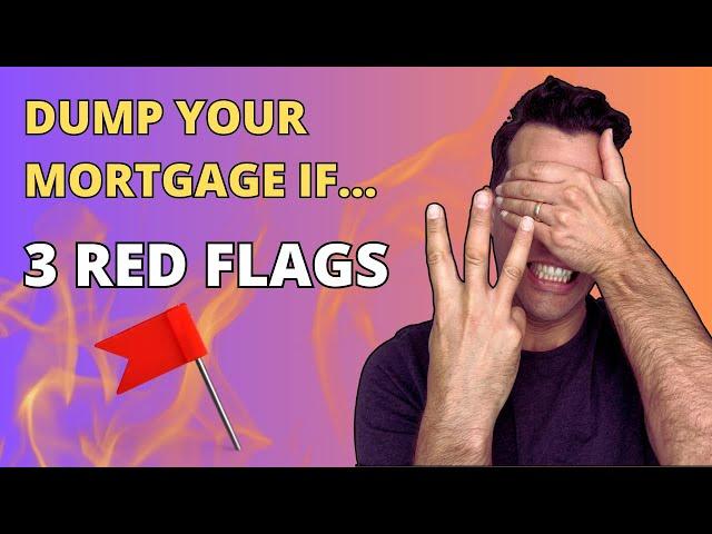 If your mortgage rep does this, leave immediately | 3 mortgage red flags