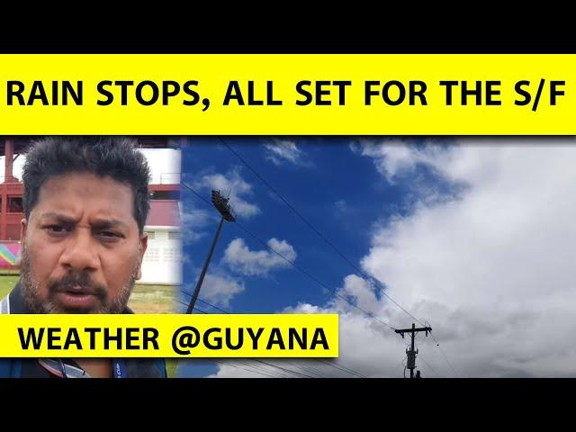 BREAKING: RAIN STOPS IN GUYANA | VIKRANT GUPTA