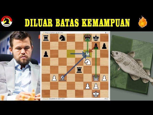 98% AKURAT  Magnus Carlsen vs Stockfish 11+ HCE