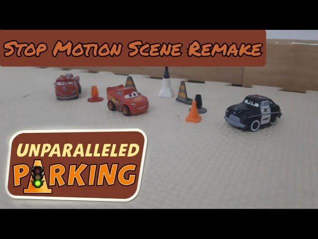 Cars:Unparalleled Parking-Mcqueen and Chick scene remake(Cars week celebration)