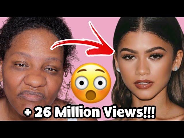 Makeup Transformation Zendaya 26 MILLION Views Without Plastic Surgery! #makeuptutorial