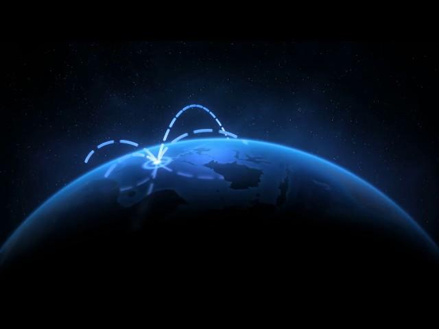 global network background animation