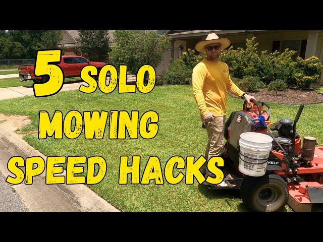 The Solo Mowing CHEAT CODES I Wish I Knew at 19...