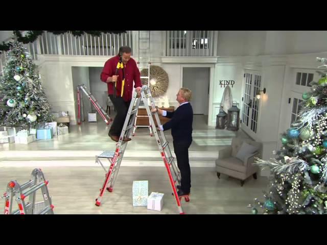 Little Giant 24-in-1 17' Ladder with Work Platform and Wheels on QVC