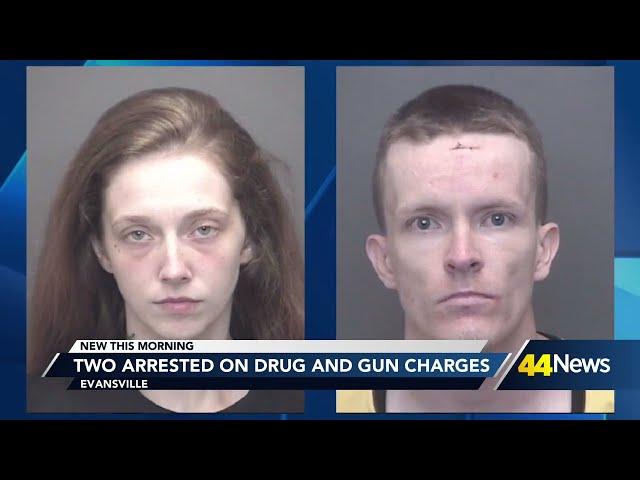 Pair in jail on drug and gun charges after routine traffic stop leads to their arrest