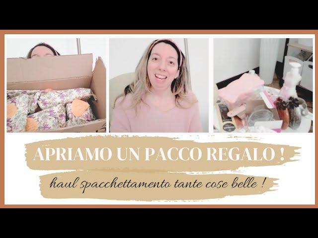 APRIAMO UN PACCO REGALO | SPACCHETTAMENTO REGALI PER LA CASA | COSE BELLE PER LA CASA