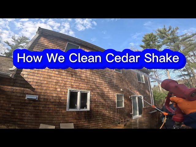 How To Clean Cedar Shingles Without Wrecking Them