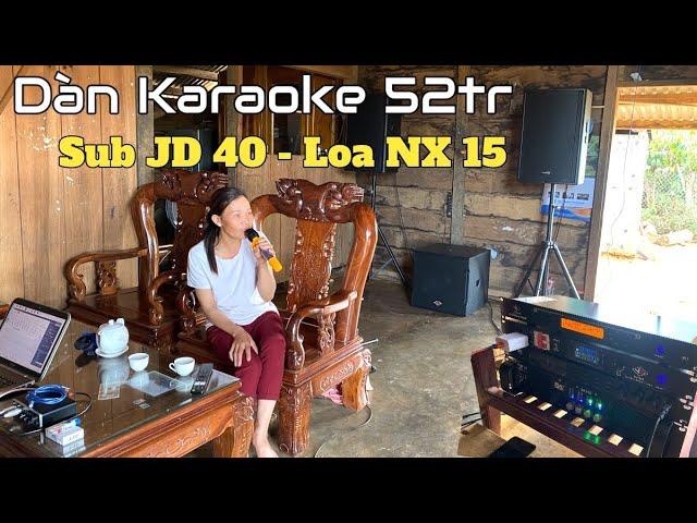 Vượt 250 Km Lắp Dàn Karaoke giá 52tr Loa Motivity NX15 , Dàn Máy SA Sound - JD.polardio Chính Hãng