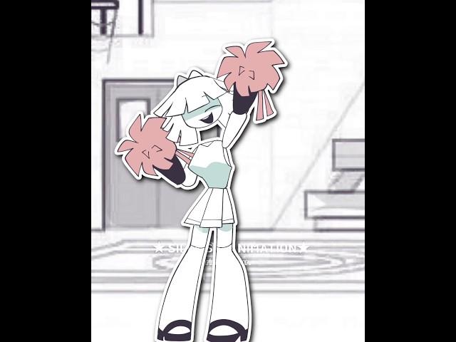 Claire and Ink as a cheerleader 🪩 [OLD VIDEO] #fundamentalpapereducation #animation #meme