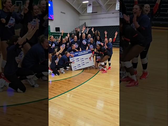 Back to Back MAAC Champs! #dmoon #volleyball #libero #d1athlete