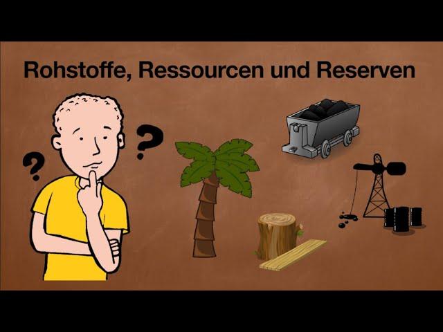 Rohstoffe, Ressourcen und Reserven