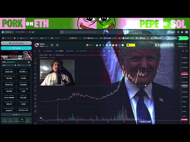 HOW TO: Make $100k In This 2024/25 BullRun | $MAGA $PEPE $PORK $PNDC