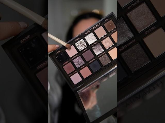 GRWM: HUDA BEAUTY PRETTY GRUNGE EYESHADOW PALETTE  #Grwm #makeup #glammakeup