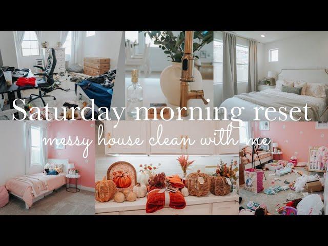  NEW MESSY HOUSE CLEAN WITH ME || HOUSE RESET || CLEANING MOTIVATION || CLEANING HOUSE