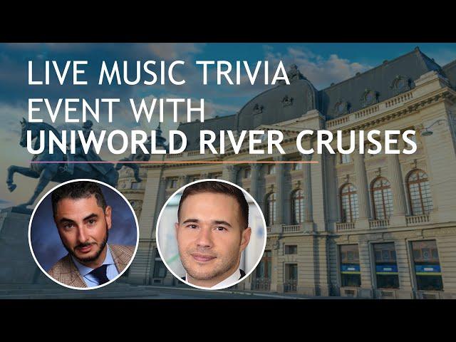 Our Live Music Trivia Event with Uniworld Cruises was a major success