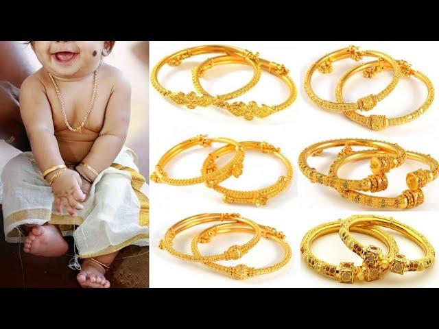 Latest kids gold bangles designs collections|Gold bangles for baby girls||#FashionTrendsInIndia||