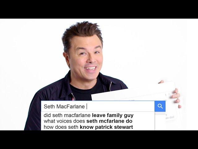 Seth MacFarlane Answers the Web's Most Searched Questions | WIRED