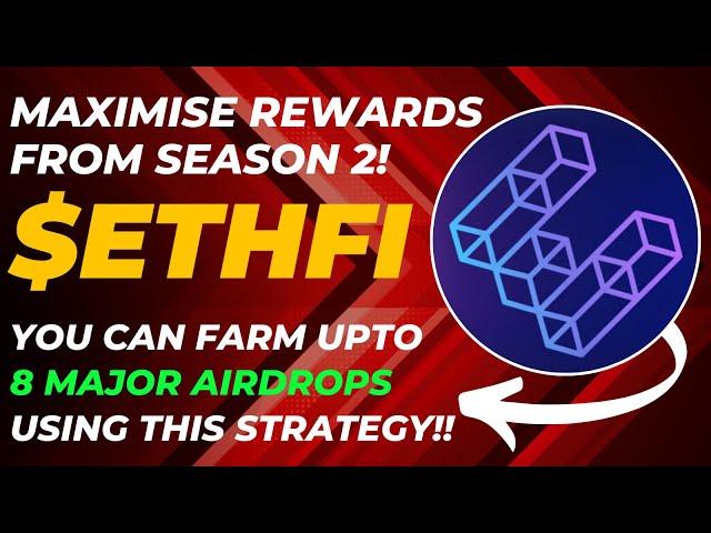 FARM 8 AIRDROPS WITH SAME FUND ON ETHER FI SEASON 2 [$RENZO + $MODE + $BLAST + $EIGEN + MORE!]