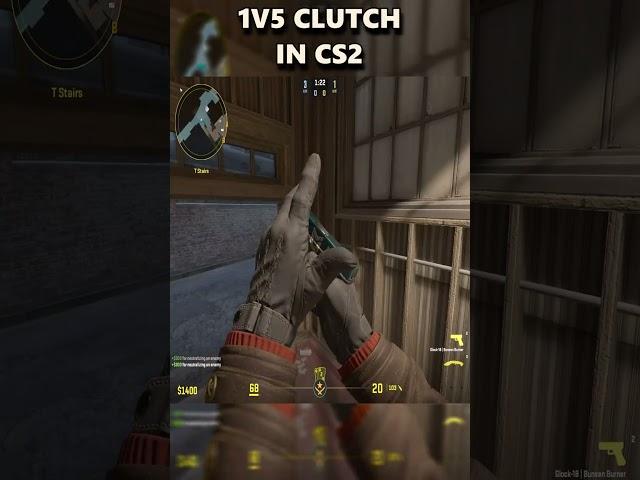 1V5 in CS2 #cs2  #shorts #csgo #gaming #cs2montage #cs2edit #cs2nades #cs2bhop #highlights #fyp