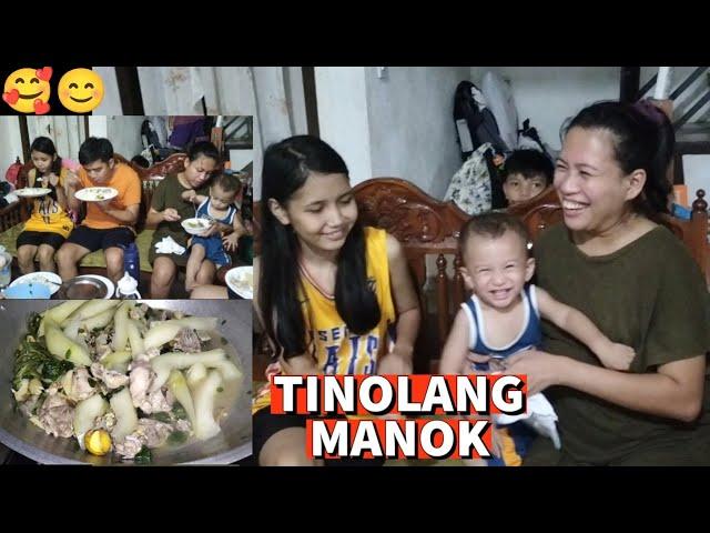 NATIVE CHICKEN TINOLA FOR DINNER |  NAGLUTO NG GULAMAN