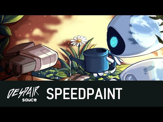 Wall-E Speedpaint | Watering Plants