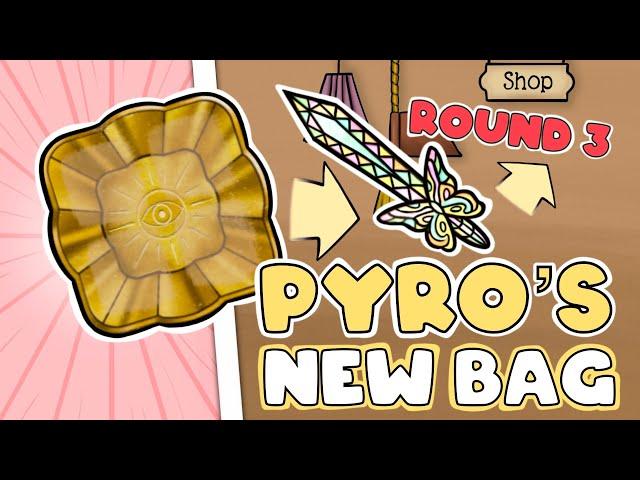 Pyro's NEW STARTING BAG Gives A GODLY ITEM In Round 2!!! | Backpack Battles