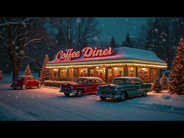 1950's Coffee Diner Christmas Time: Classic Christmas Songs & Vintage Ambience ️