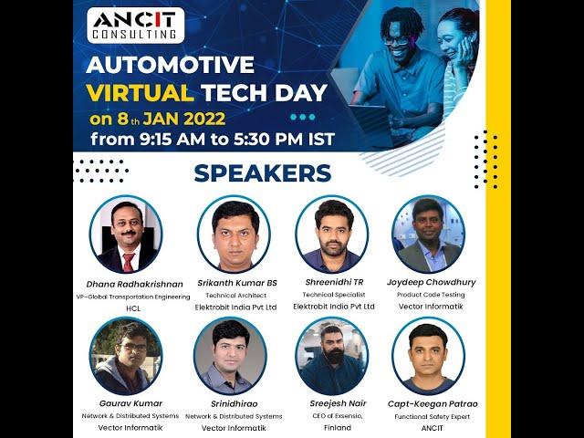 AUTOMOTIVE VIRTUAL TECH DAY FROM ANCIT