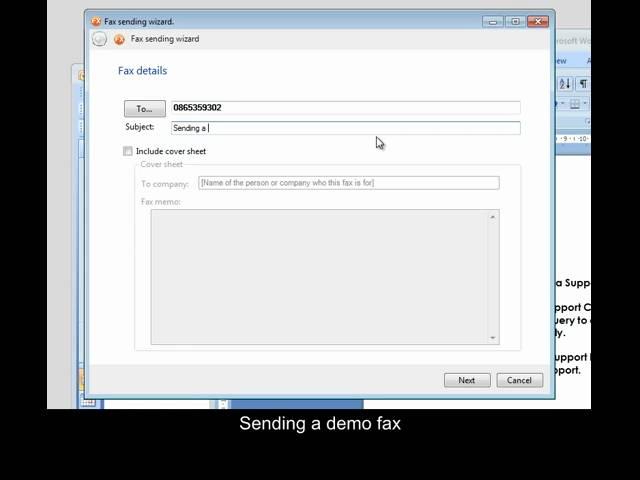 How to send a fax