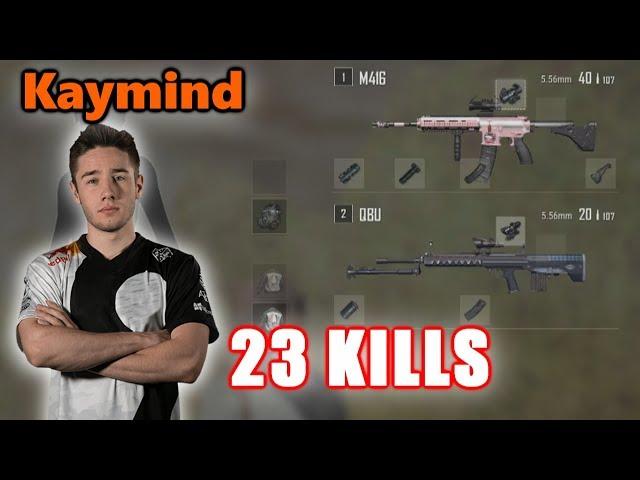 Team Liquid Kaymind - 23 KILLS - M416 vs SQUADS - PUBG