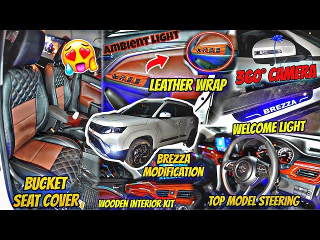 Ultimate interior 2024 Brezza Base To Top Modification  Brezza LXI Base To Top Modified