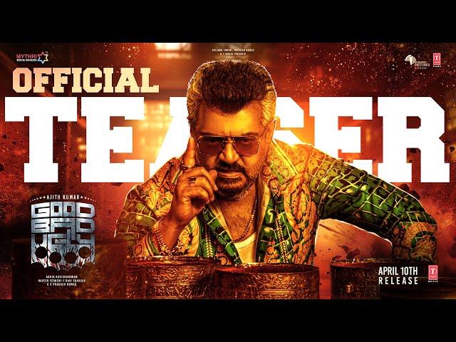 Good Bad Ugly Tamil Teaser | Ajith Kumar | Trisha | Adhik Ravichandran | Mythri Movie Makers