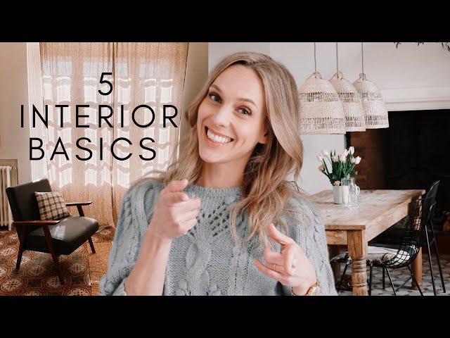 DAS BRAUCHT EINE SCHÖNE EINRICHTUNG ! | Integriere diese 5 Basics | Interior Tipps | Jelena Weber