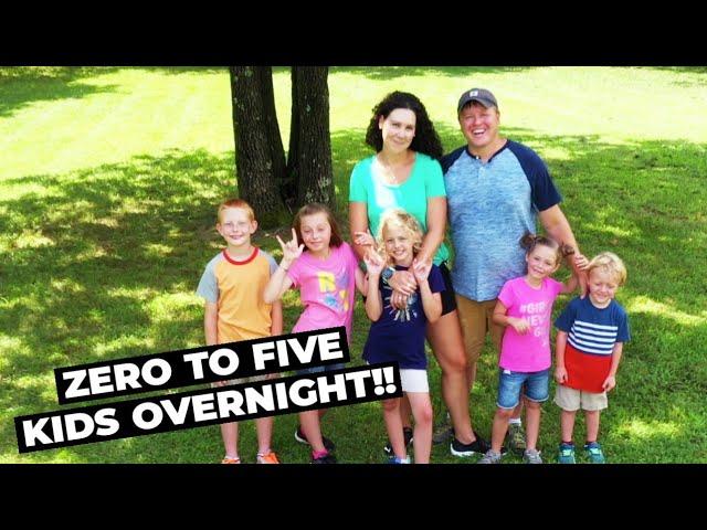 WE WENT FROM ZERO TO FIVE KIDS OVERNIGHT!!-Our Adoption Journey Intro