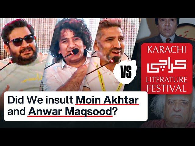 Moin Akhtar, Anwar Maqsood and Karachi Literature Festival - Shehzad Ghias - #TPE