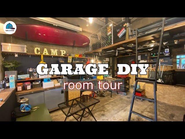 You can do all this with a low budget! Garage DIY packed with ideas [Room tour]