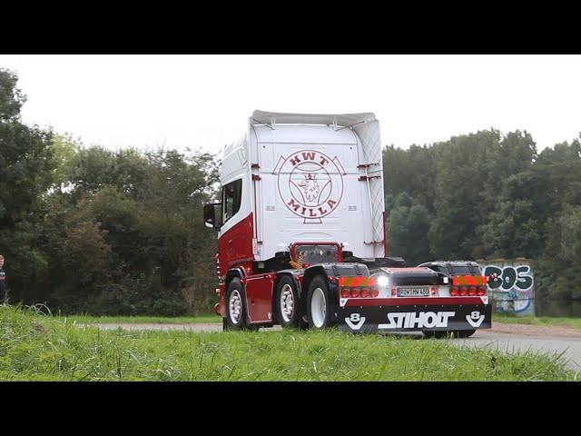 Scania 164 480 Open Pipe V8 Sound