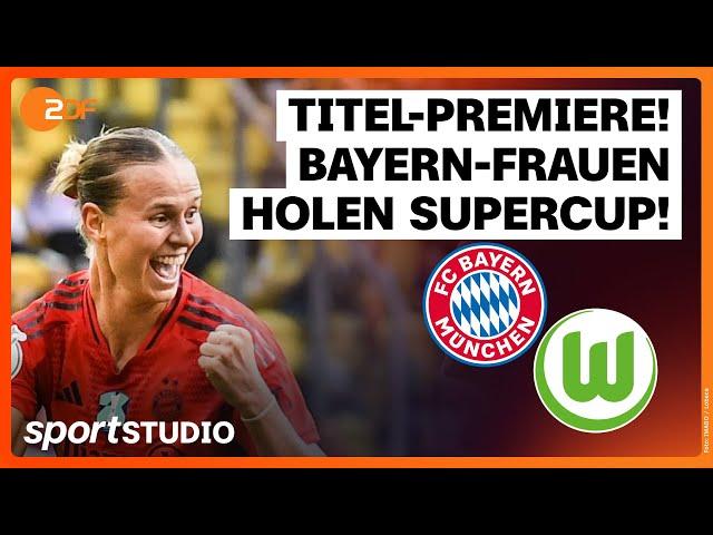 FC Bayern München – VfL Wolfsburg | Supercup der Frauen 2024/25 | sportstudio