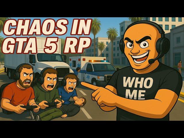 I Caused a Hospital Trip and Still Tried to Join the Cops (GTA 5 RP Trolling)