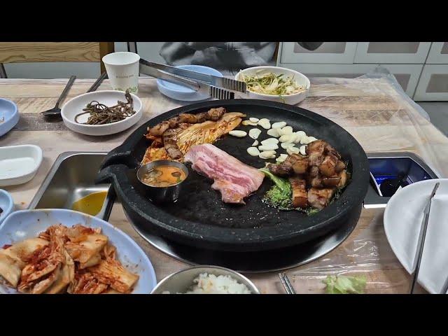 생오겹살 설악 속초 고성 삼포리 삼포 마당 넓은 집  강원도여행 맛집 식당추천 corea food good delicious